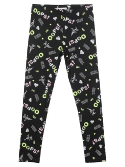 Bouny Baby Leggings in cotone da bambina con stampe