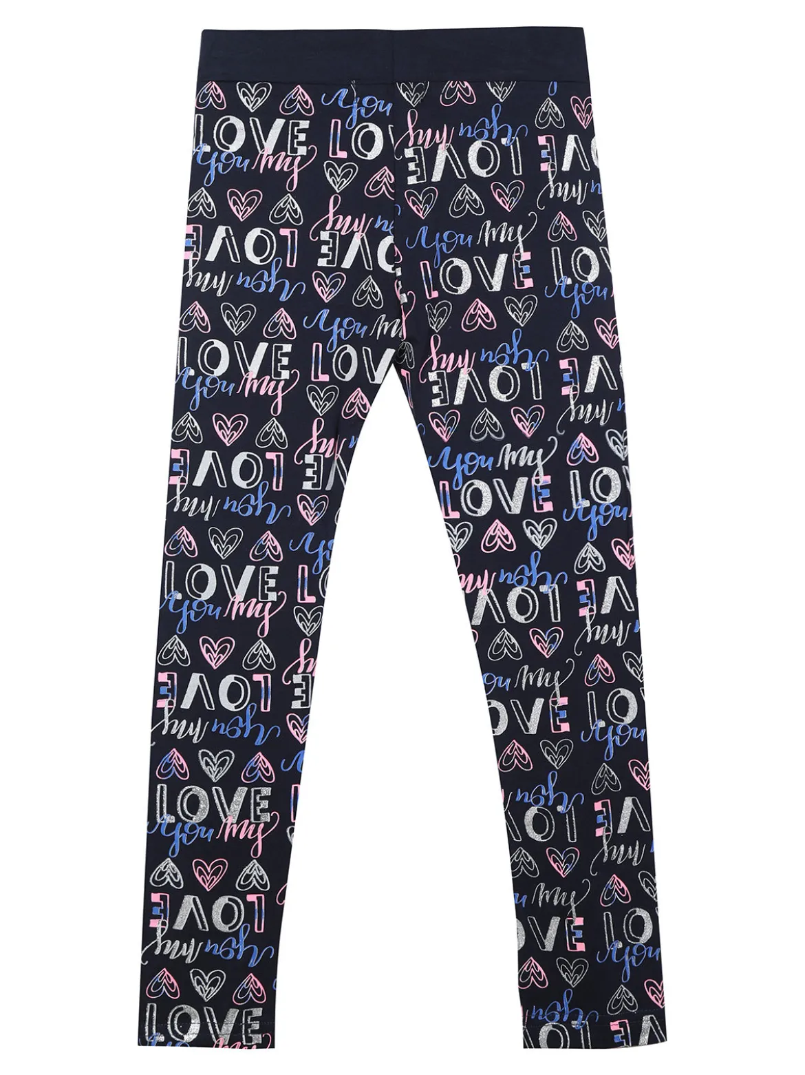 Bouny Baby Leggings stampati da bambina con fascia elastica