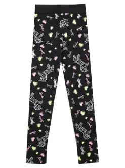 Bouny Baby Leggings stampati da bambina con fascia elastica