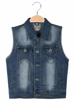 Boy & Studio Gilet in jeans da bambini