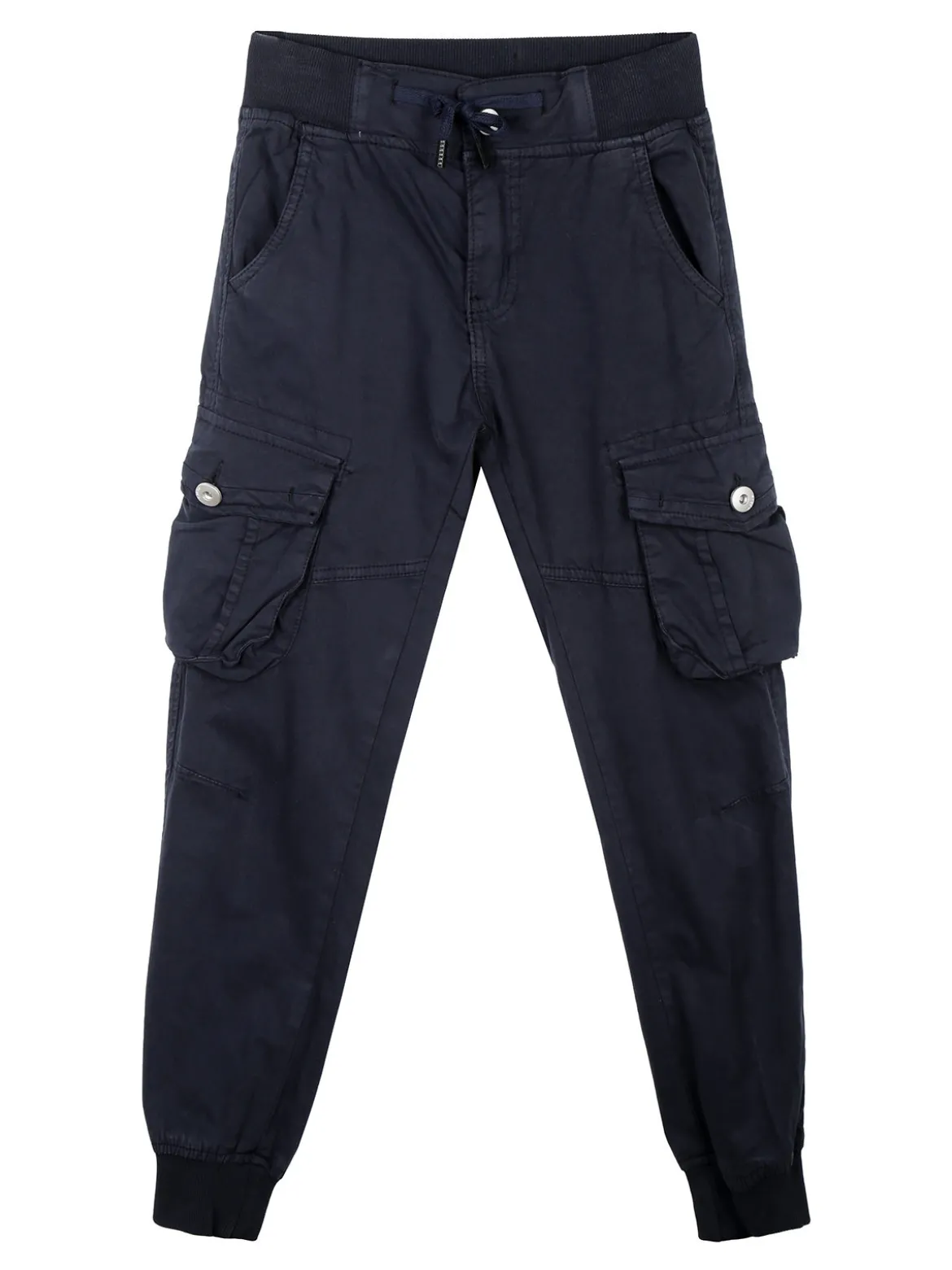 Boy & Studio Pantaloni da bambino con tasconi laterali e polsini