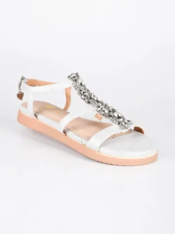 Braccialini infradito glitter con pietre