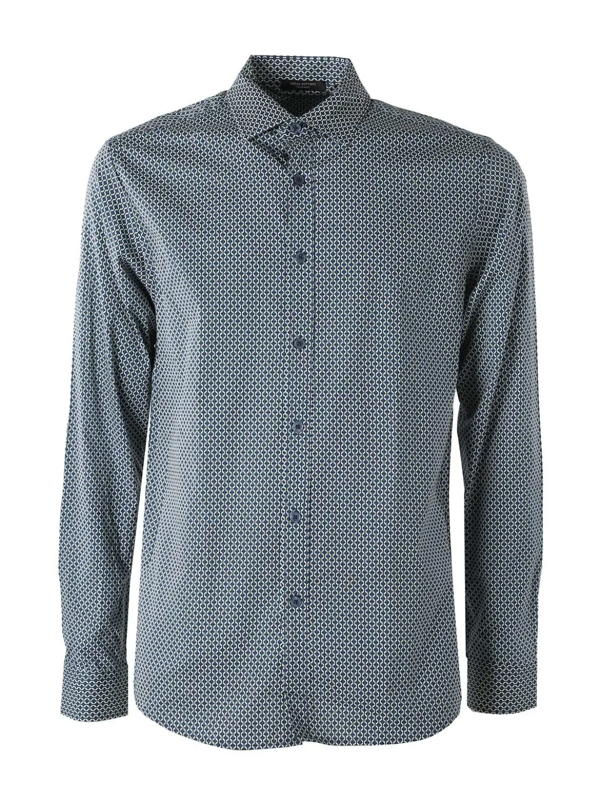 Bread & Buttons Camicia da uomo in cotone a maniche lunghe - multicolore