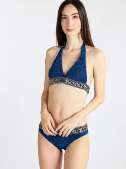 Brilliant Costume bikini donna a triangolo in lurex