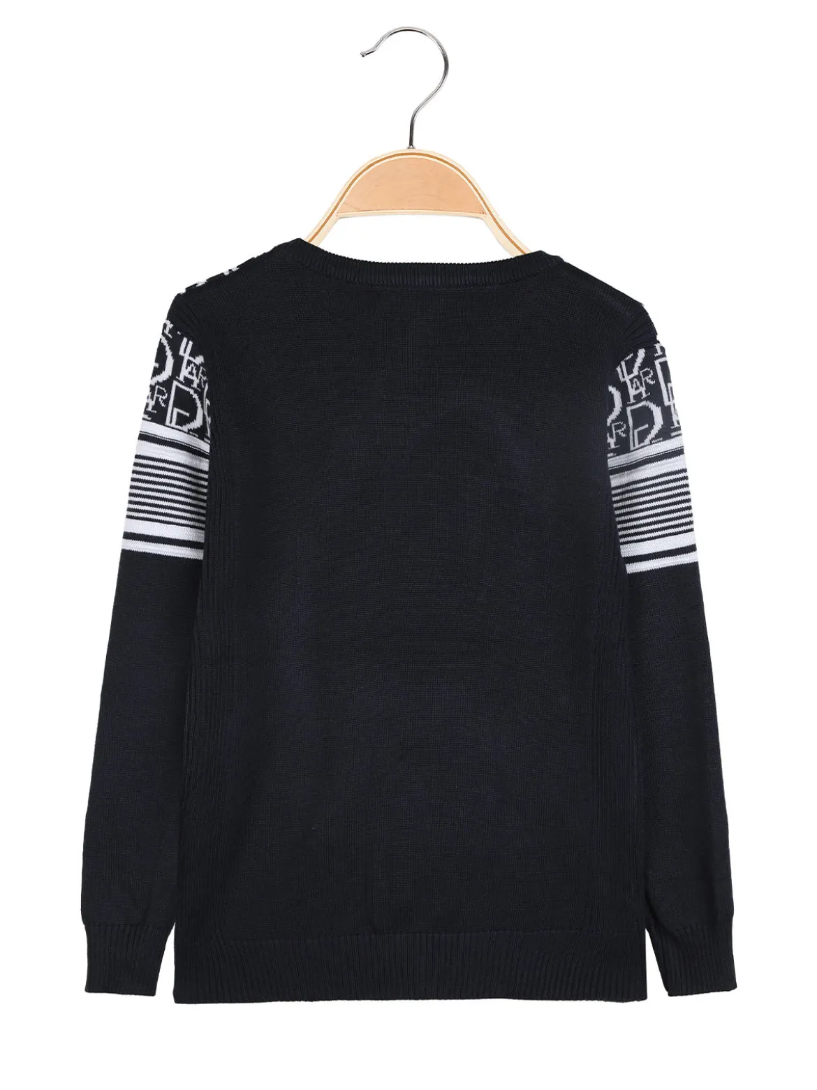 Brum Beby Pullover girocollo da bambino in maglia - blu scuro