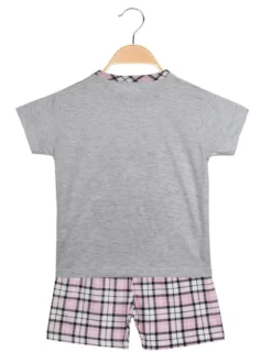 Buonanotte Pigiama corto con shorts a quadri