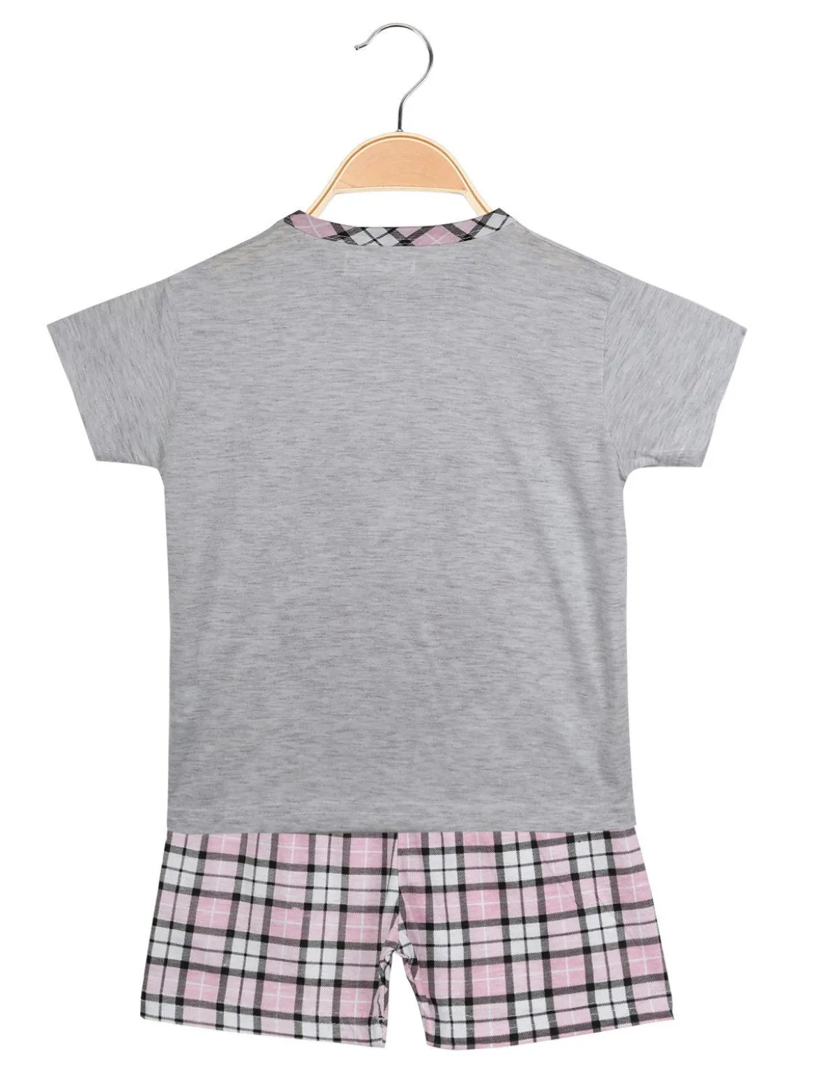 Buonanotte Pigiama corto con shorts a quadri