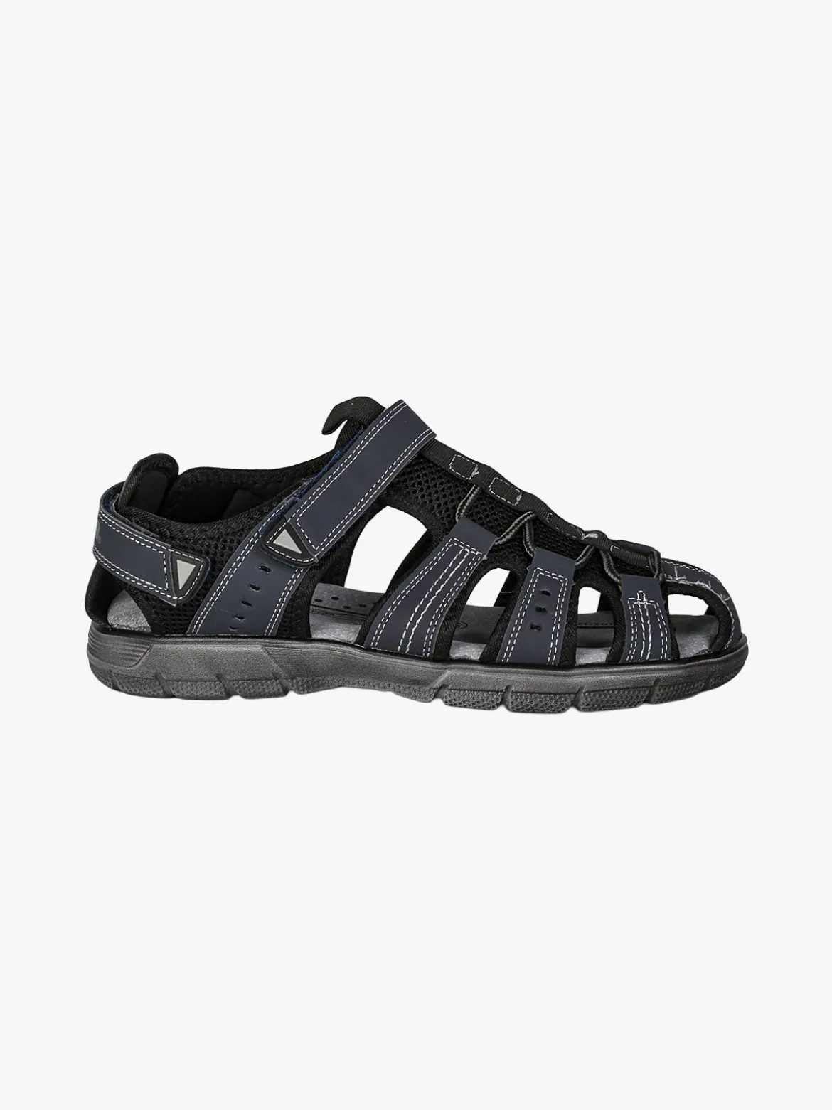 Canguro Sandali chiusi da uomo con cinturini a strappo - blu scuro