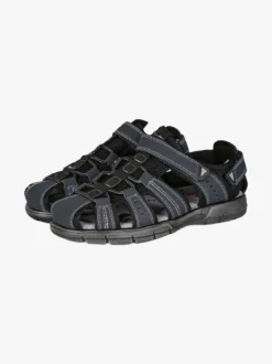Canguro Sandali chiusi da uomo con cinturini a strappo - blu scuro