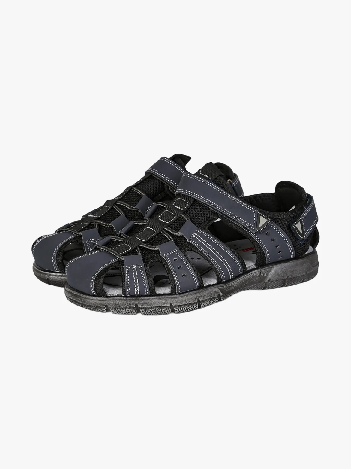 Canguro Sandali chiusi da uomo con cinturini a strappo - blu scuro