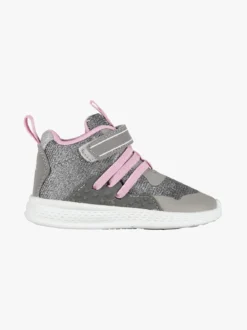 Canguro Sneakers alte glitter con strappo