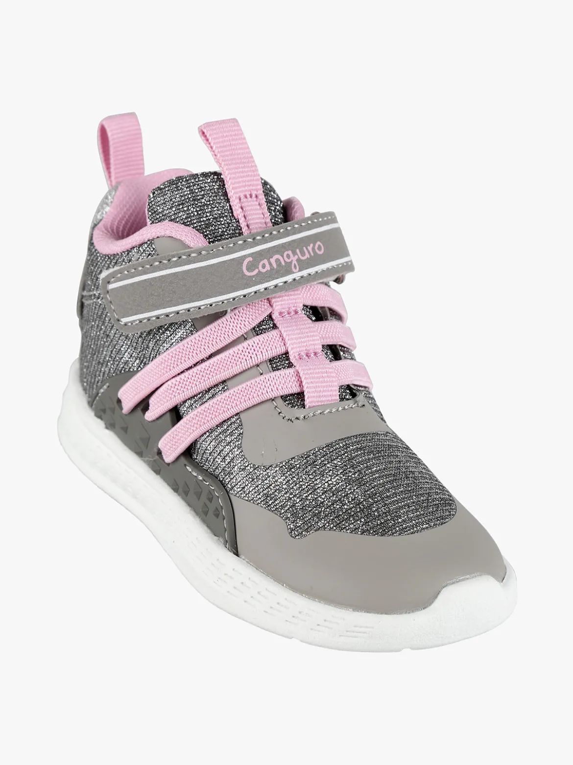 Canguro Sneakers alte glitter con strappo