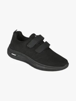 Canguro Sneakers da uomo con strappi in maglia - nero