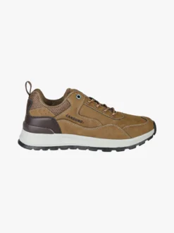 Canguro Sneakers da uomo stringate in ecopelle - marrone