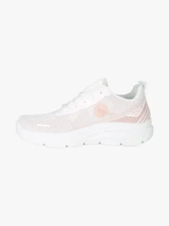 Canguro Sneakers donna sportive in maglia - bianco