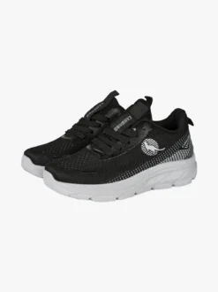 Canguro Sneakers donna sportive in maglia - nero