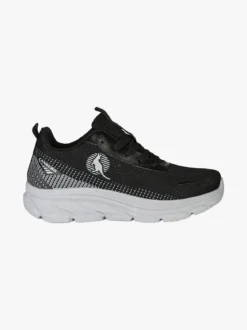 Canguro Sneakers donna sportive in maglia - nero