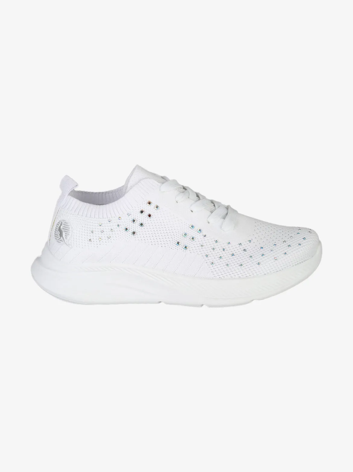 Canguro Sneakers sportive da donna in maglia con lustrini