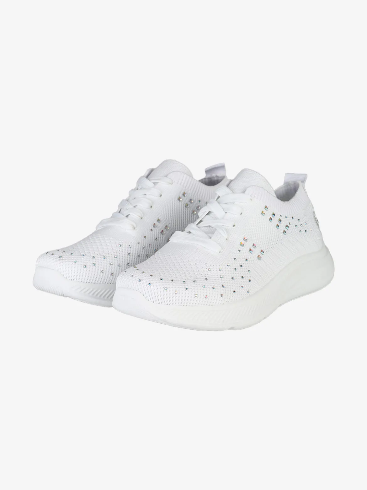 Canguro Sneakers sportive da donna in maglia con lustrini