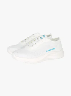 Canguro Sneakers sportive da donna in tessuto - bianco