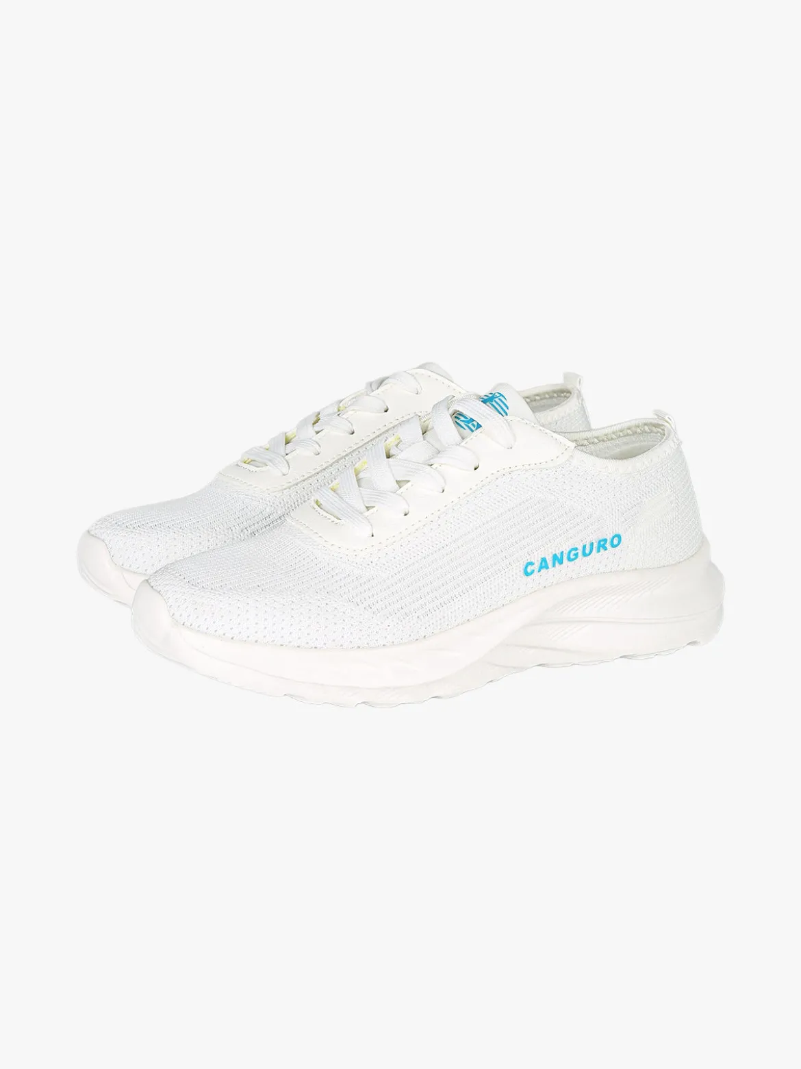 Canguro Sneakers sportive da donna in tessuto - bianco