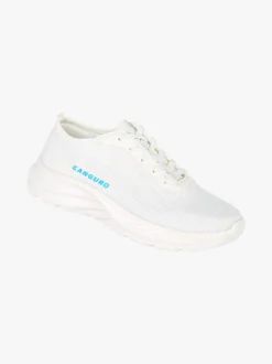 Canguro Sneakers sportive da donna in tessuto - bianco