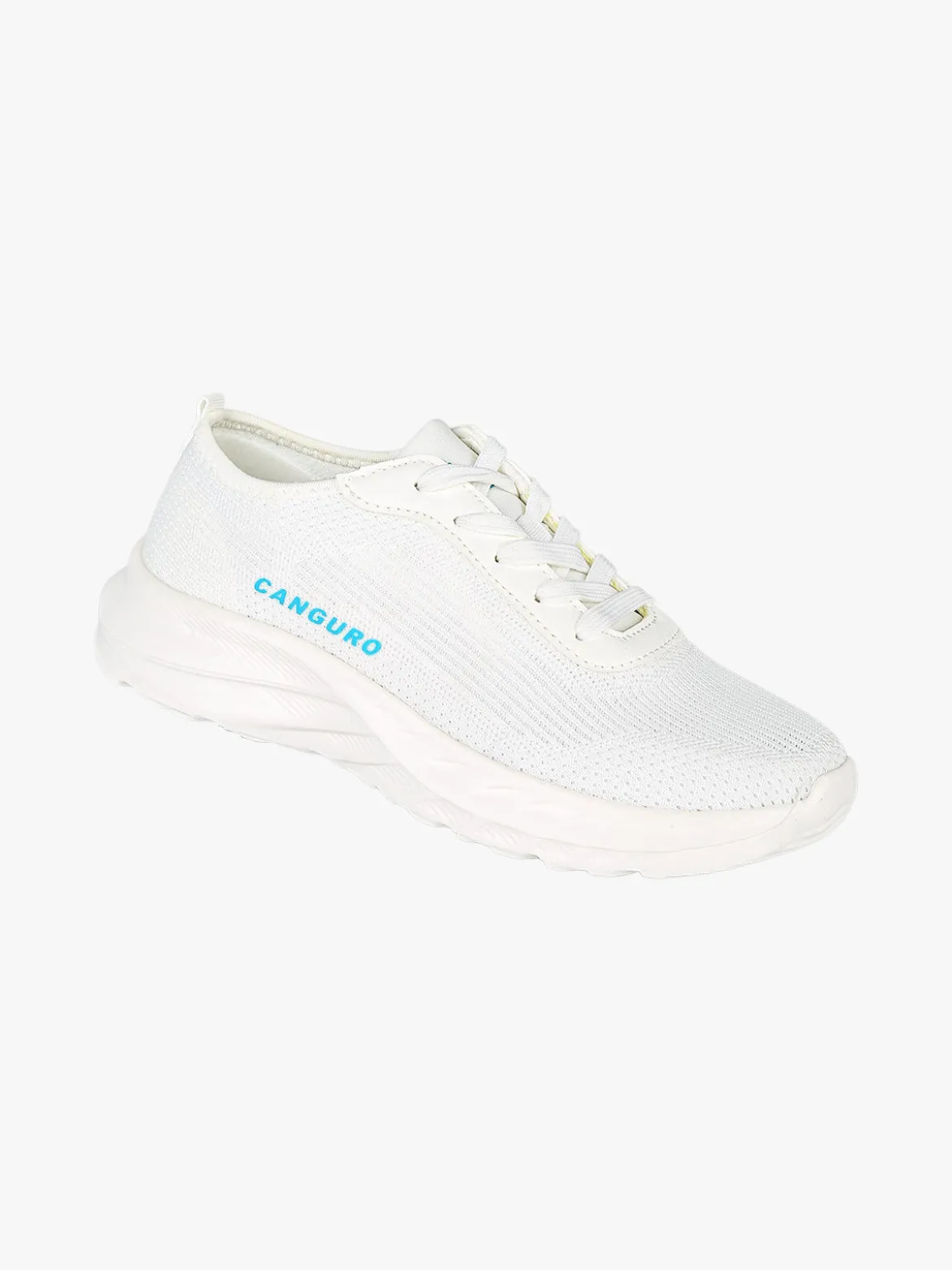 Canguro Sneakers sportive da donna in tessuto - bianco