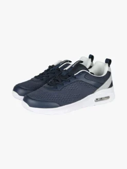 Canguro Sneakers sportive da uomo in tessuto con air - blu scuro