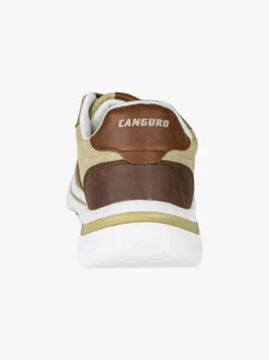 Canguro Sneakers stringate da uomo in tessuto - sabbia