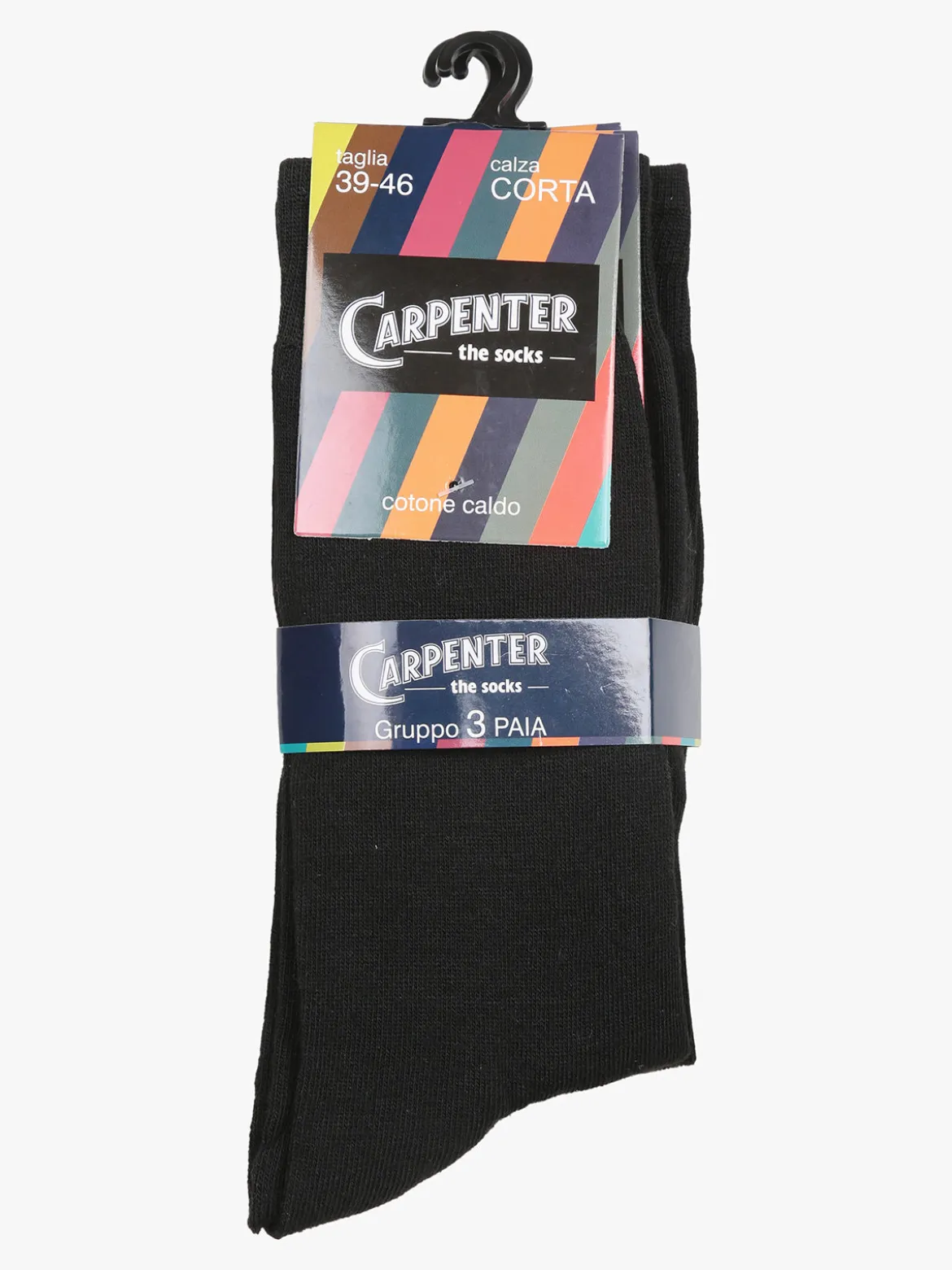 Carpenter Calze corte uomo tinta unita. Confezione 3 paia