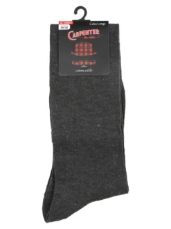 Carpenter Calze lunghe da uomo in caldo cotone - antracite