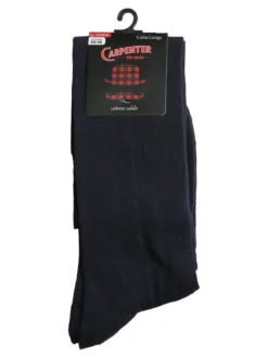 Carpenter Calze lunghe da uomo in caldo cotone - blu scuro