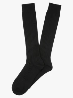 Cashmere Blend Calze lunghe donna in misto cashmere - nero