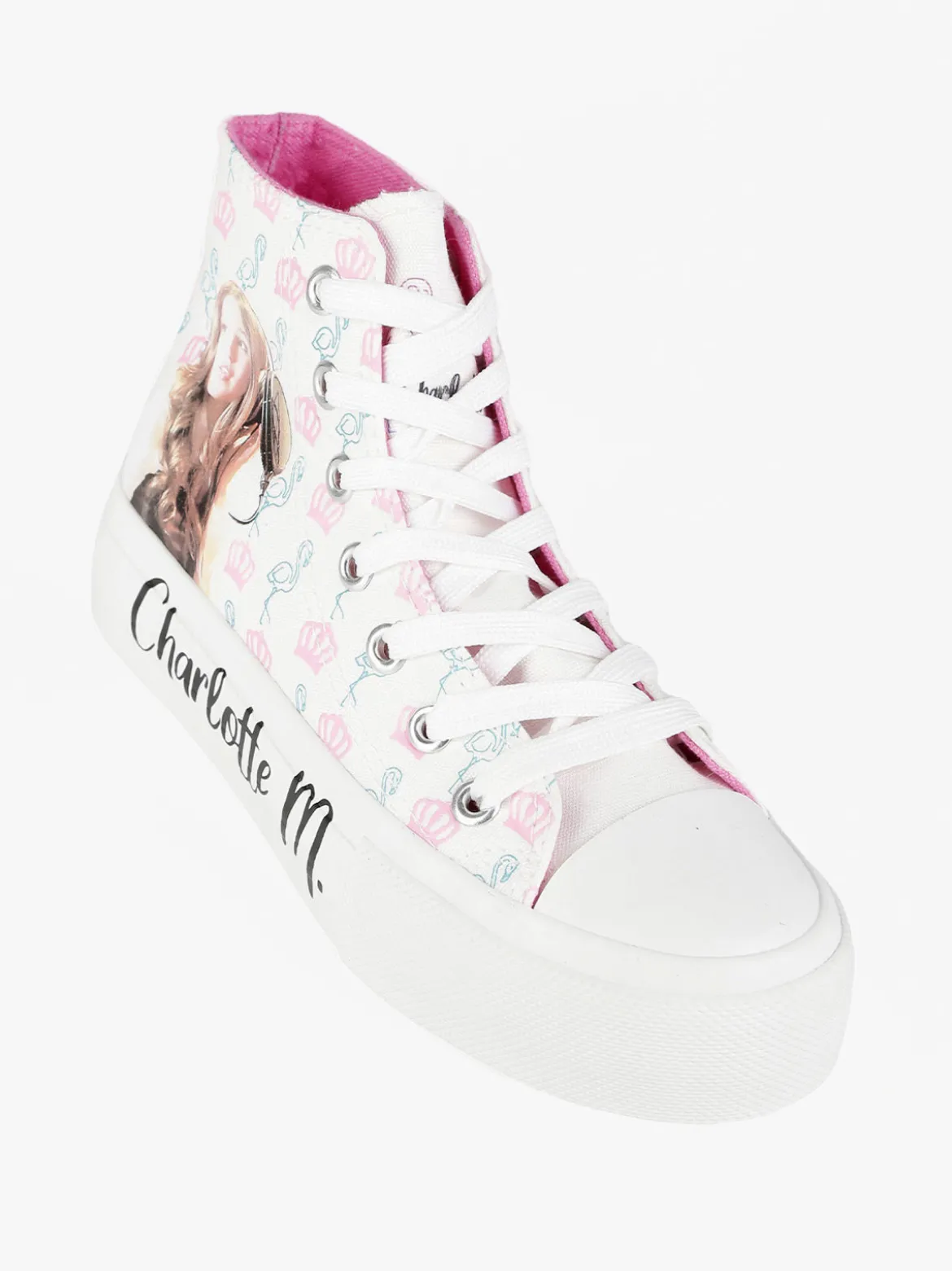 Charlotte Sneakers alte da bambina in tela