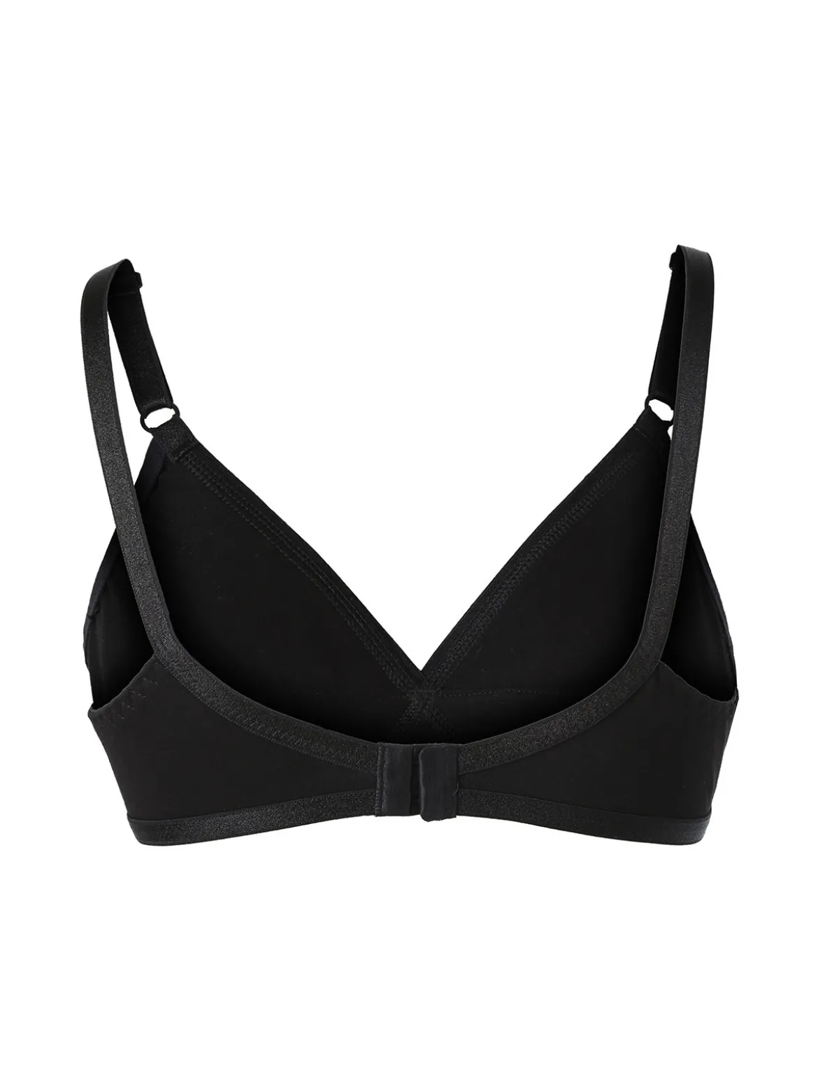 Charme Attrazione Italiana Reggiseno sfoderato in cotone senza ferretto COPPA B - nero