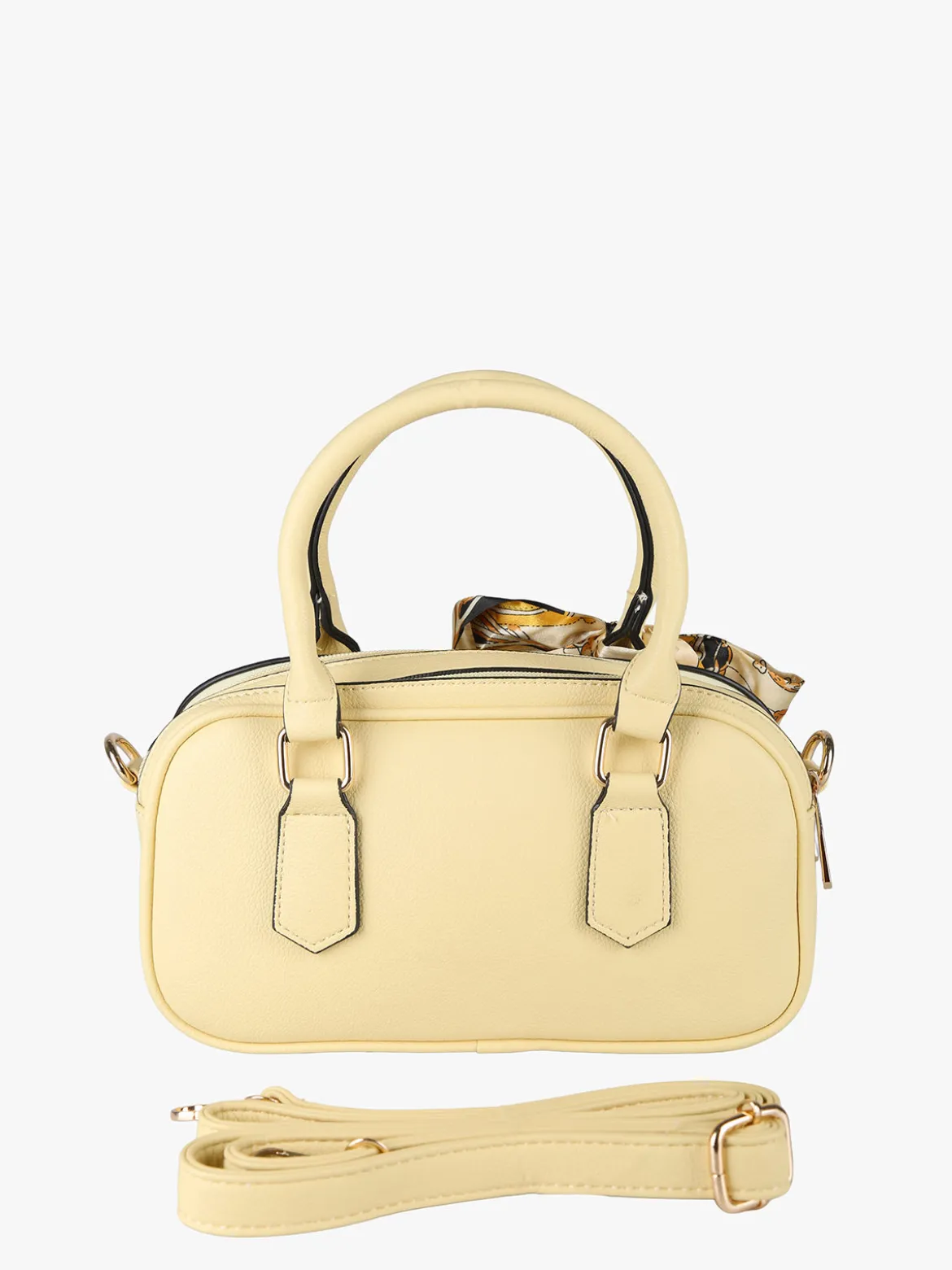 Charro Borsa a mano da donna con foulard - giallo
