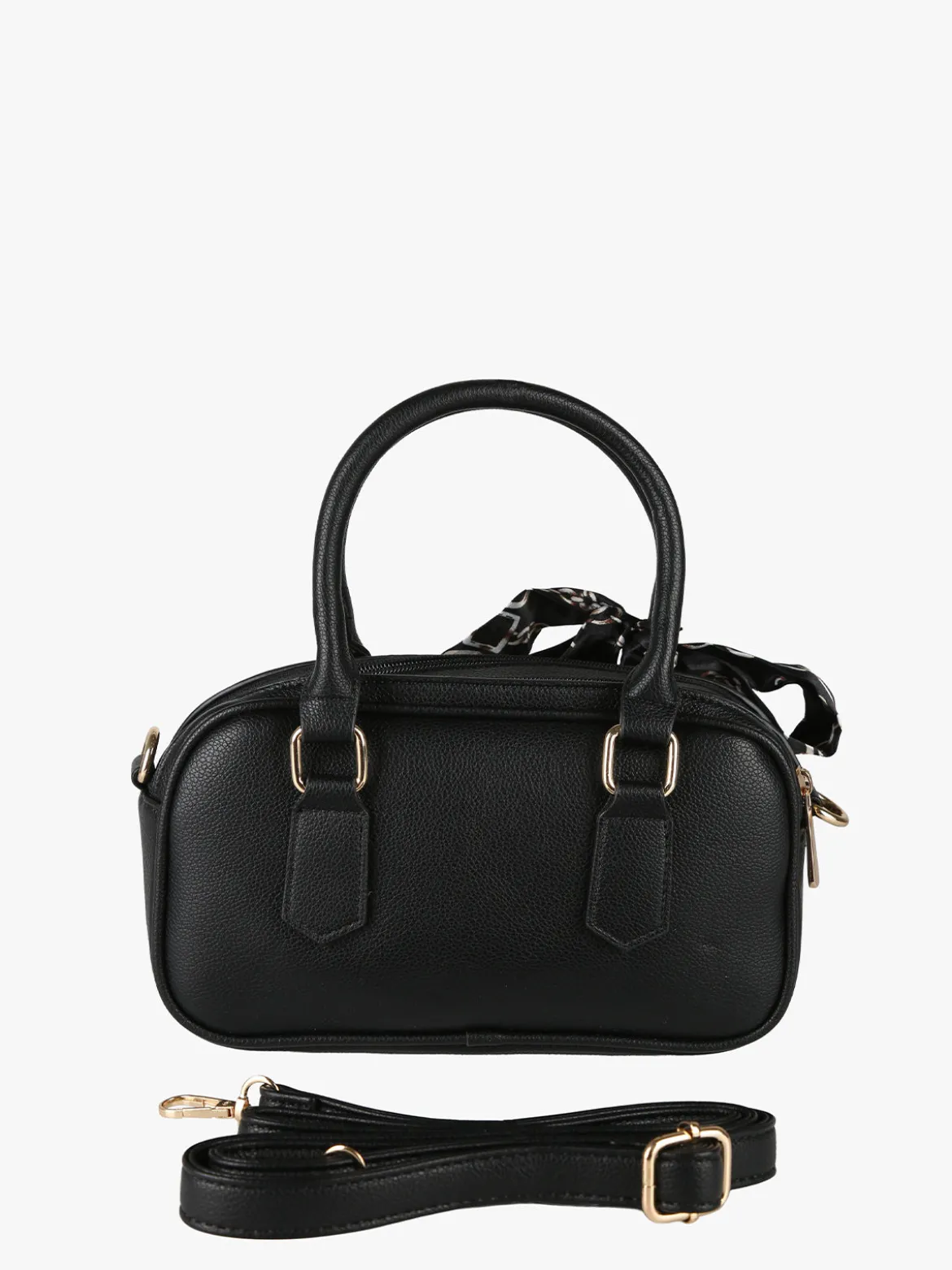 Charro Borsa a mano da donna con foulard - nero