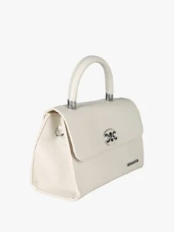 Charro Borsa a mano da donna con patta e chiusura a girello - beige