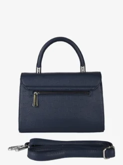 Charro Borsa a mano da donna con patta e chiusura a girello - blu scuro
