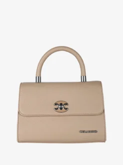Charro Borsa a mano da donna con patta e chiusura a girello - khaki