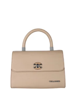 Charro Borsa a mano da donna con patta e chiusura a girello - khaki