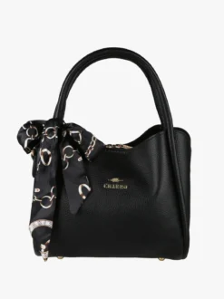 Charro Borsa a mano mini tote con foulard - nero