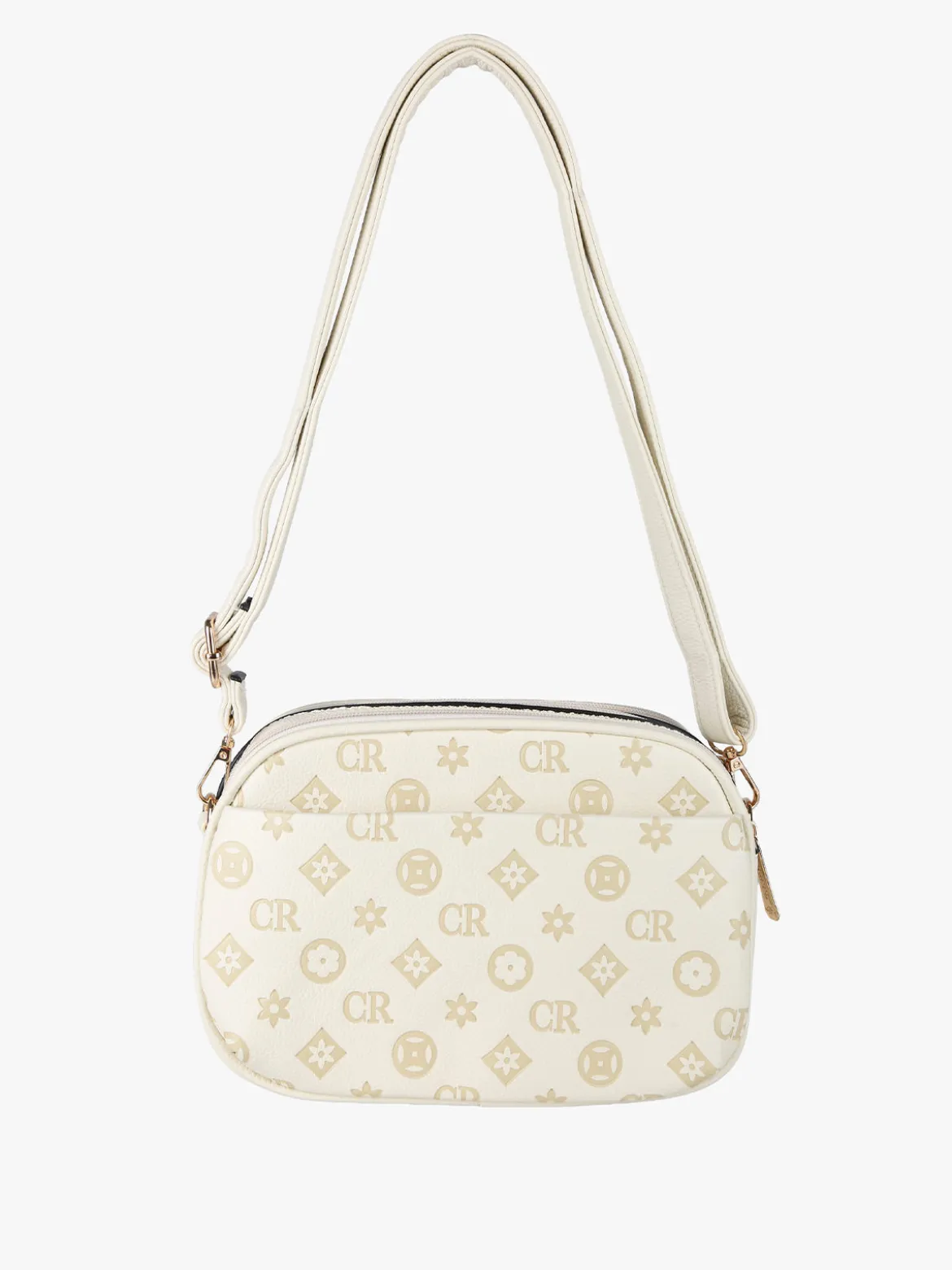 Charro Borsa a tracolla da donna con logo - beige