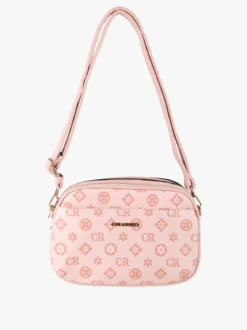 Charro Borsa a tracolla da donna con logo - rosa
