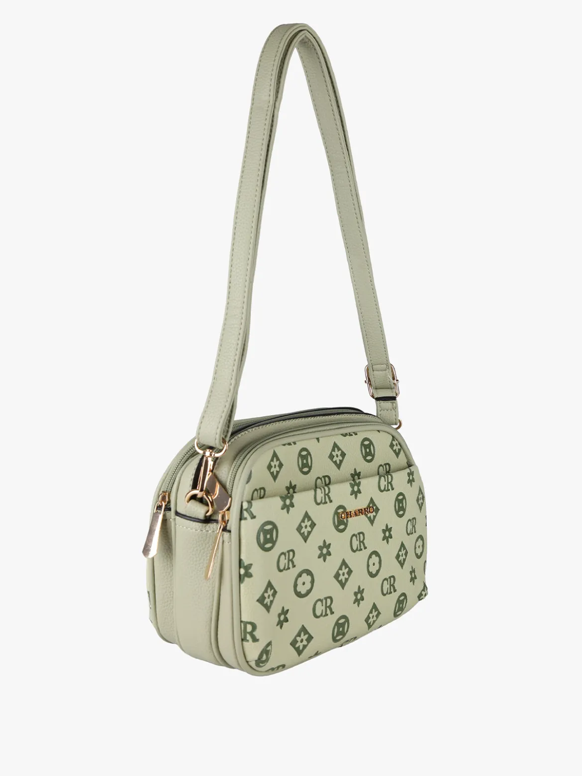 Charro Borsa a tracolla da donna con logo - verde chiaro