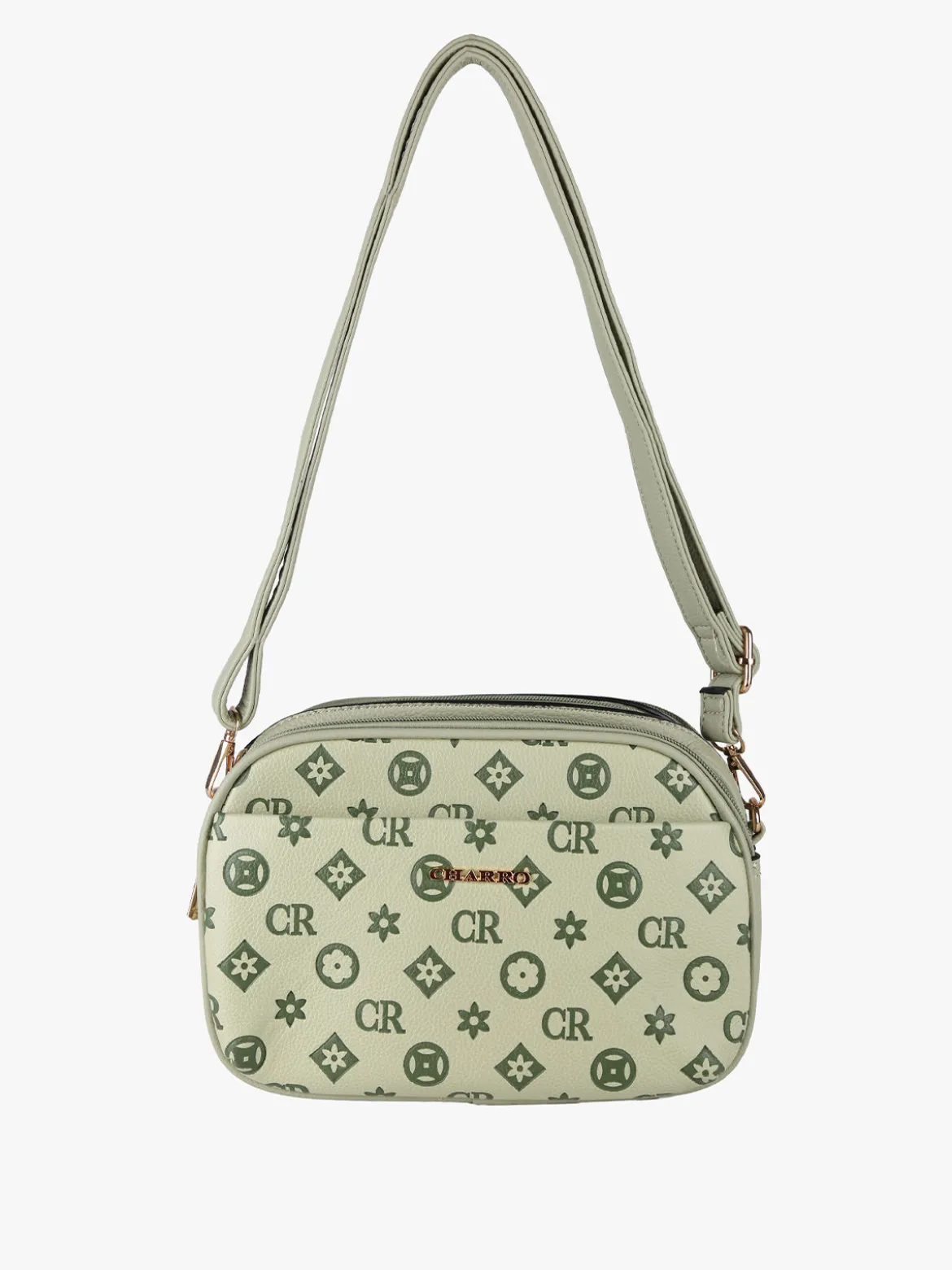 Charro Borsa a tracolla da donna con logo - verde chiaro