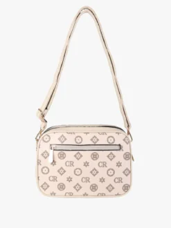 Charro Borsa a tracolla da donna con stampa monogramma - khaki