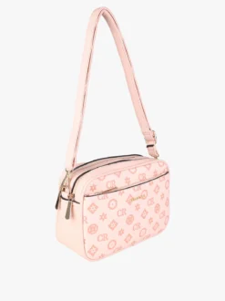 Charro Borsa a tracolla da donna con stampa monogramma - rosa