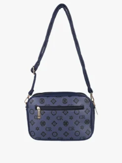 Charro Borsa a tracolla da donna con stampe - blu scuro