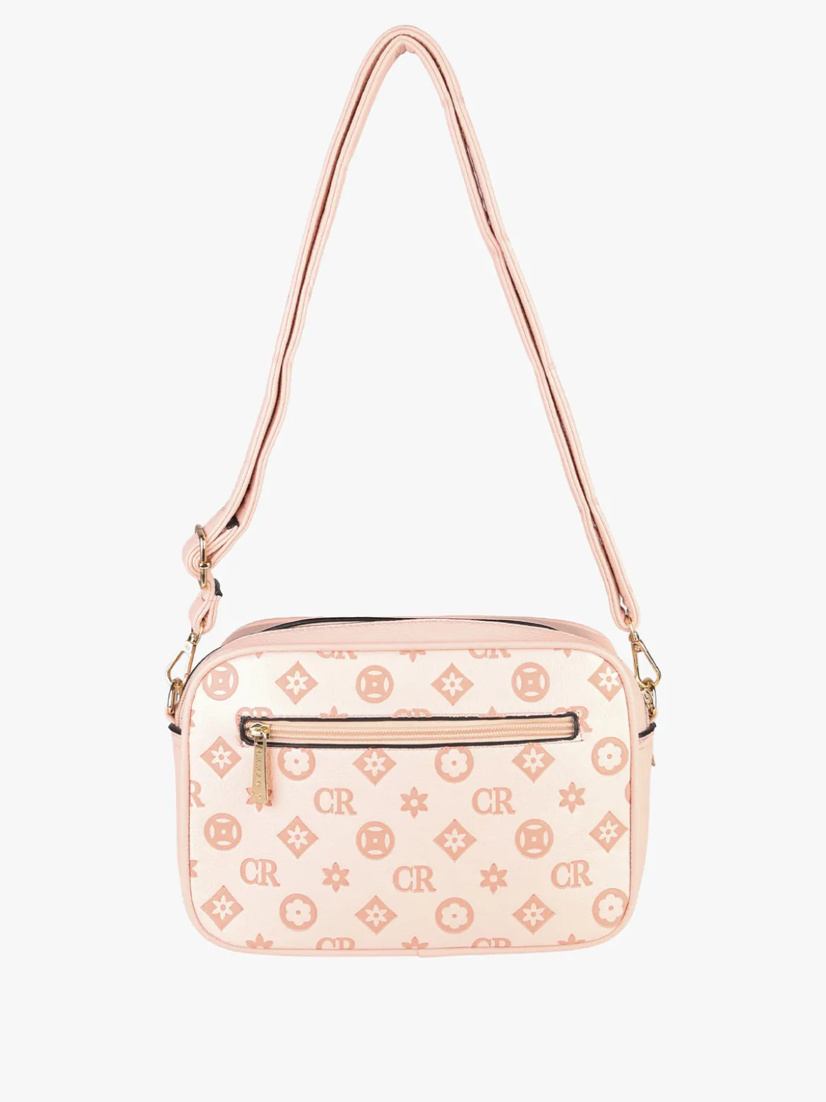 Charro Borsa a tracolla da donna con stampe - rosa